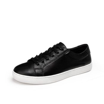 Genuine Leather Women Flats White Soft Soled Pointed Toy Preppy Style Lace Up shoes - Image 11