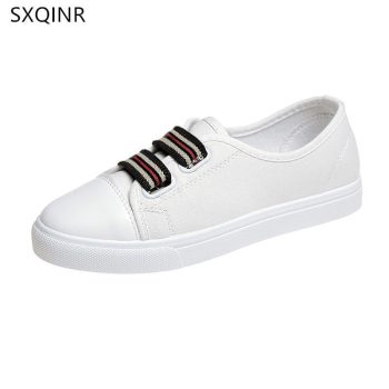 Fashion Breathable Women Canvas Shoes Lace-up Casual Ladies Shoes - Image 3