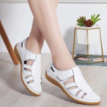 Women Gladiator Sandals Shoes Genuine Leather - Image 9