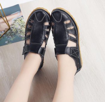 Women Gladiator Sandals Shoes Genuine Leather - Image 7