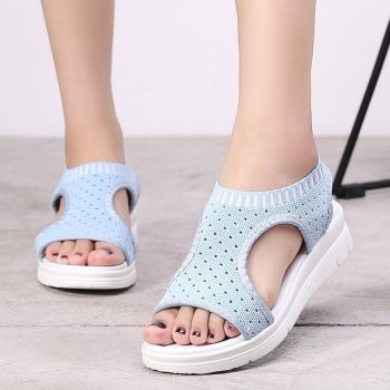 Women Sandals New Fashion Big Size Platform Sandals Shoes - Image 3