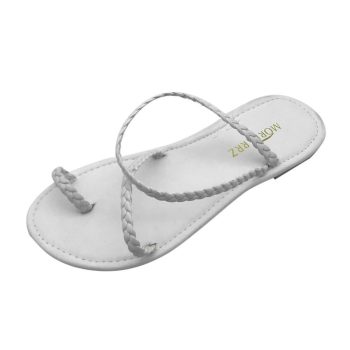 Women Shoes Sexy Sandals Ladies Strappy Gladiator Low Flat Heel - Image 6