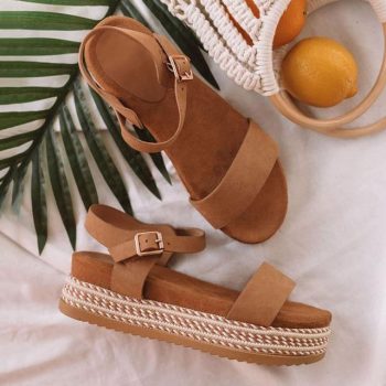 Women Shoes With Platform Sandals Straw Thick Bottom Ladies Sandals - Image 9