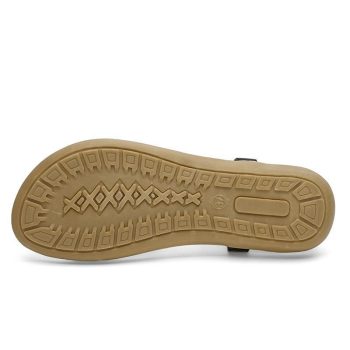 fashion women sandals elastic t-strap bohemia beaded owl slipper flat sandals - Image 7