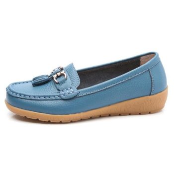 Women shoes mother shoes woman flats soft bottom genuine leather ladies ballet loafers - Image 6