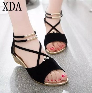 fashion Women zipper sandals Shoes - Image 2
