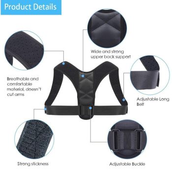 BodyWellness Posture Corrector Back Brace Clavicle Shoulder Support - Image 3