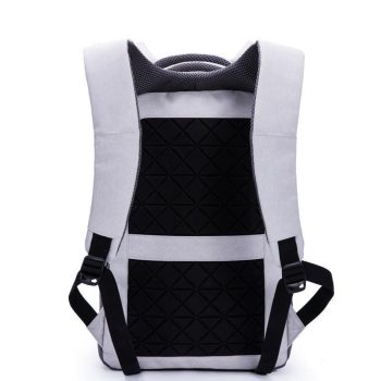 Ultra Light 16 Inch Laptop USB Anti-Theft Computer Unisex Canvas Backpack - Image 3