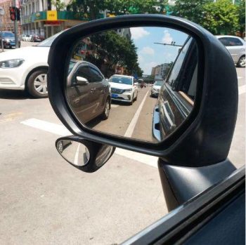 2 in 1 Car Blind Spot Mirror, 360 Degree Rotate Adjustable Stick-on Convex Rear View Mirror - Image 6