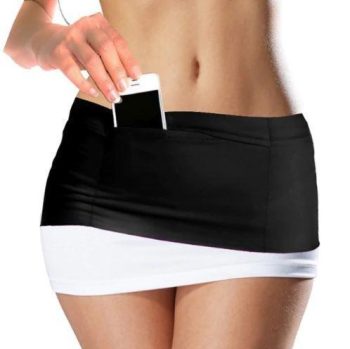 Elastic Running Fitness Waist Belt With Multi Pockets - Image 3