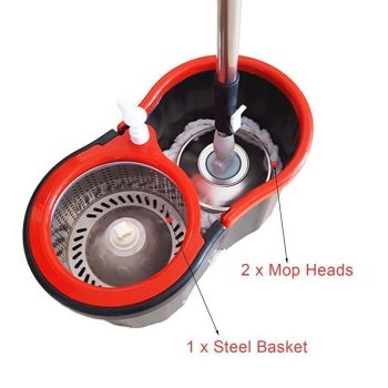 Hurricane 360 Spin Mop - Spin Mop and Bucket - Image 4