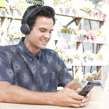 Bluetooth On-Ear Headphones with Universal Mic - Image 2
