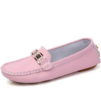 Women genuine leather ballet flats shoes - Image 8
