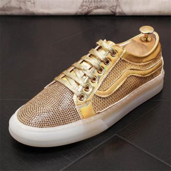 luxury rhinestone Summer Breathable Casual shoes for men - Image 8