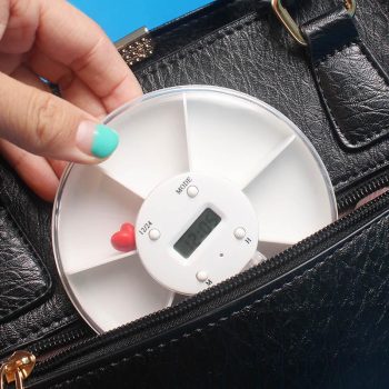 Pill Box Reminder Alarm Clock