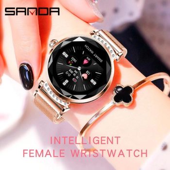 Smart Watch Women Diamond Glass - Image 12