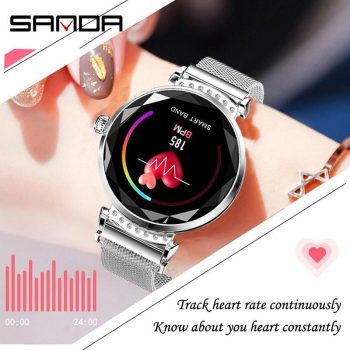 Smart Watch Women Diamond Glass - Image 14