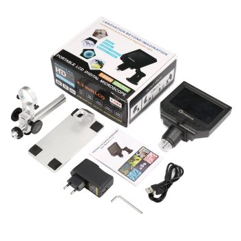 Limited Edition MUSTOOL Digital 1-600X 3.6MP 4.3inch HD LCD Display Microscope - Image 3