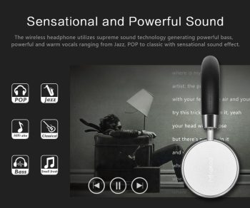 New Cushion-Fitted Wireless Bluetooth Remix Stereo Headphone for iPhones Androids Windows - Image 8