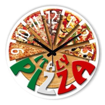 Pizza Kitchen Wall Clocks - Image 2