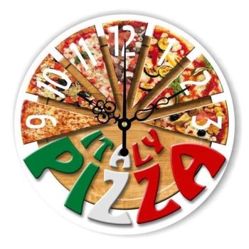 Pizza Kitchen Wall Clocks - Image 7