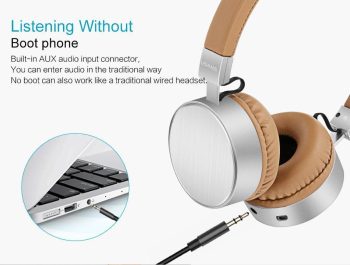 New Deluxe Cushion-Fitted Bluetooth HiFi Headset with Stereo Heavy Bass and Microphone - Image 14