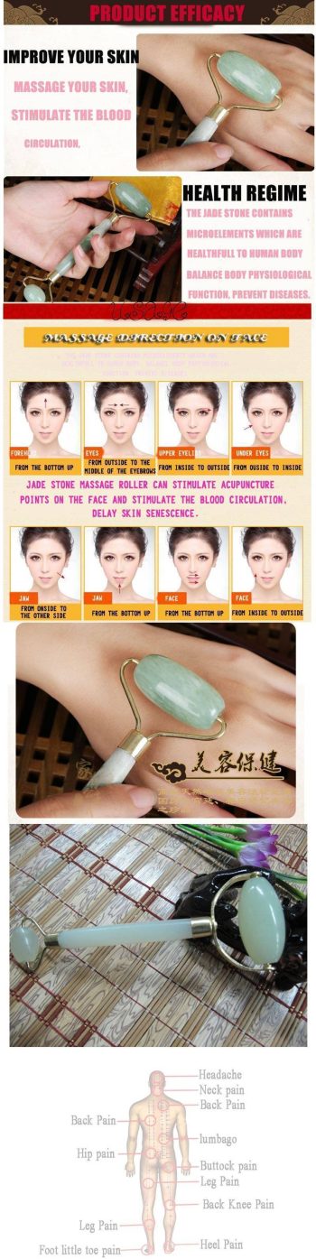 Jade Facial Massage Roller - Image 4