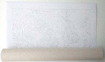 Pink Europe Flower DIY Painting By Number Kit - Image 2