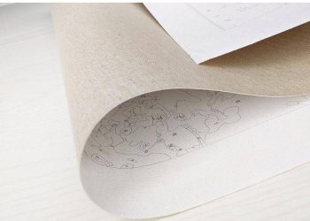 Pink Europe Flower DIY Painting By Number Kit - Image 3