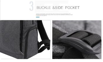 New Multifunctional USB Charging Laptop Backpack 15.6 Inch Backpack - Image 14