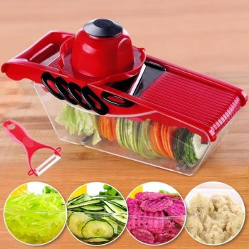 Vegetable Cutter Potato Slicer Carrot Grater Julienne Onion Dicer - Image 4