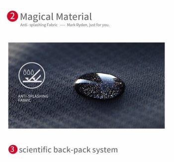Business Casual Men's 14 Inch Laptop Backpacks for Leisure Travel Daypacking with Battery Slot for USB Charging - Image 16