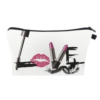 Black Skull Make-Up Bag - Image 3