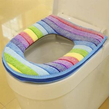 Rainbow Toilet Seat Cover - Image 3