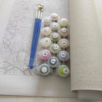Peach Blossom DIY Painting By Number Kit - Image 6