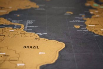 Deluxe Black Scratch Off World Map - Image 5