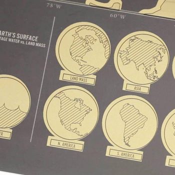 Deluxe Black Scratch Off World Map - Image 6