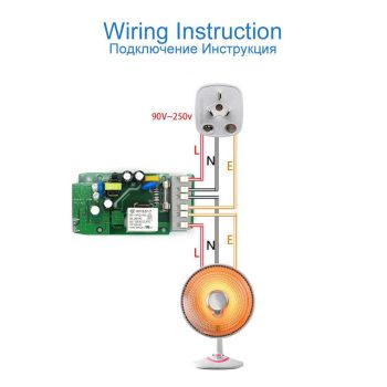 Sonoff TH10 Wi-Fi Smart Switch With Temperature Sensor Humidity Monitor - Image 3