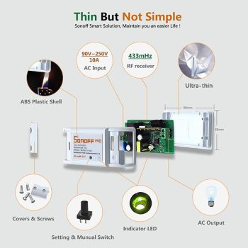 Sonoff RF 433MHz Wifi Smart Switch - Image 3