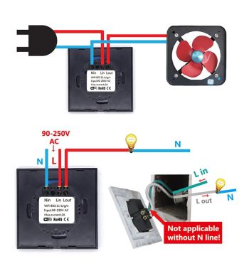Sonoff Touch EU US Wifi Wall Touch Plug - Image 8