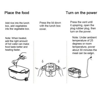 Blue Red Electric Car Food Warmer - Image 7