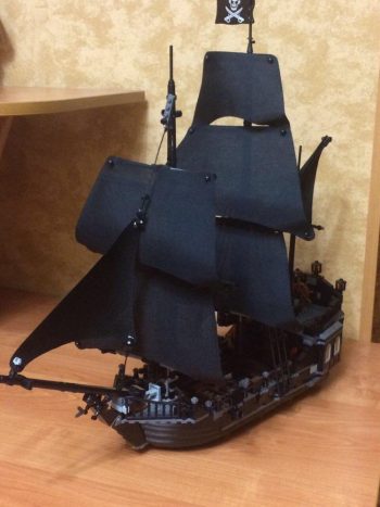 The Black Pearl Pirate Ship Model set Building Blocks Kits bricks Toys - Image 2