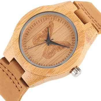 Butterfly Wooden Watch