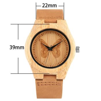 Butterfly Wooden Watch - Image 2