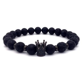 Lava Stone Bracelet For Men Or Women