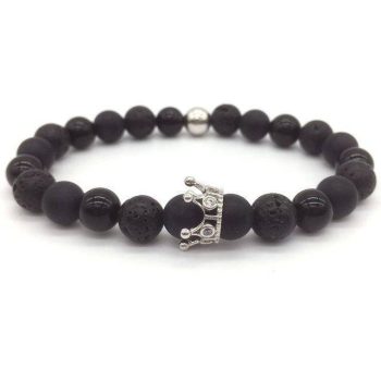 Lava Stone Bracelet For Men Or Women - Image 6