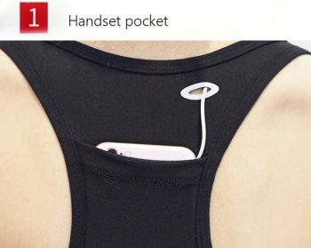Sports Bra with Back Pocket - Image 4
