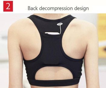 Sports Bra with Back Pocket - Image 5
