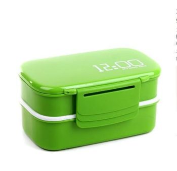 Large Capacity 1400ml Double Layer Plastic Lunch Box 12:00 Microwave - Image 8