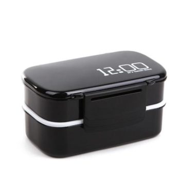 Large Capacity 1400ml Double Layer Plastic Lunch Box 12:00 Microwave - Image 3